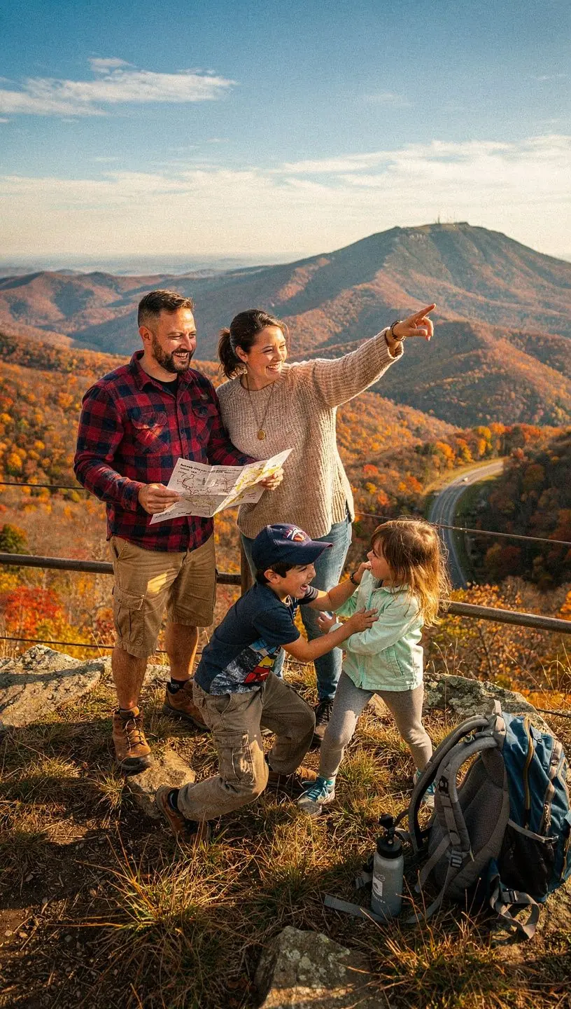 Печатная маршрутная карта с отмеченными живописными остановками и достопримечательностями.